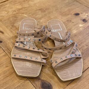 Dolce Vita Tan Studded Sandals